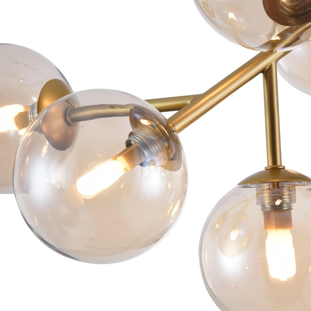Corp de iluminat suspendat auriu 12 becuri Ceiling Lamp Dallas | MAYTONI
