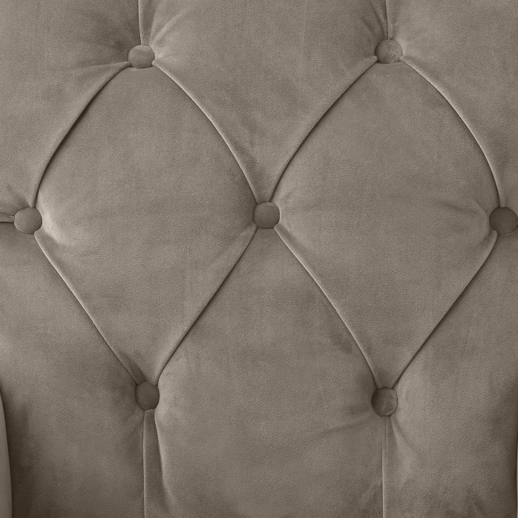 Scaun cu brate design elegant LUX Atena, catifea gri 113795 HZ