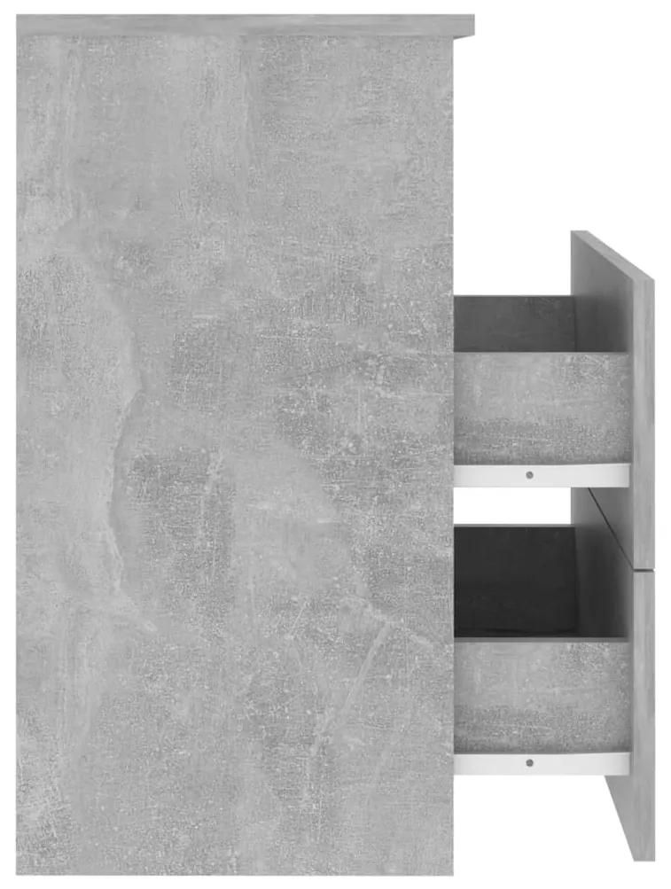 Noptiera, gri beton, 50x32x60 cm 1, Gri beton