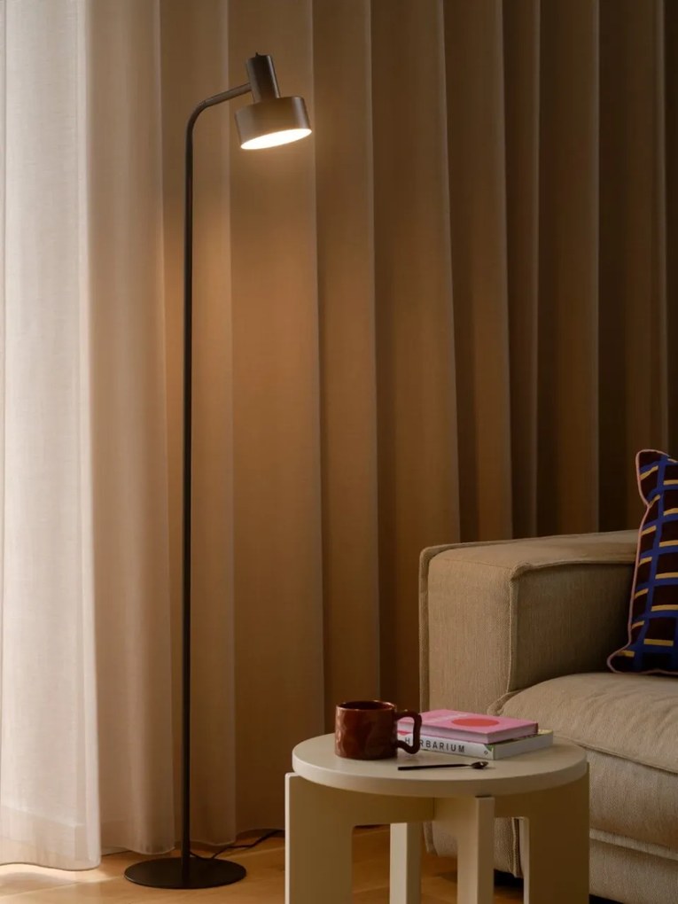 Lampadar/Lampa de podea Design Nordic, Matis negru