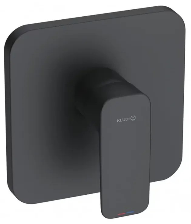 Baterie incastrata pentru 2 consumatori, negru mat