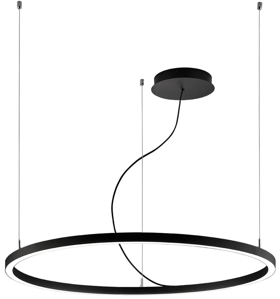 Suspensie Verdi, Led, Negru, 32W, 4244801, Viokef Grecia