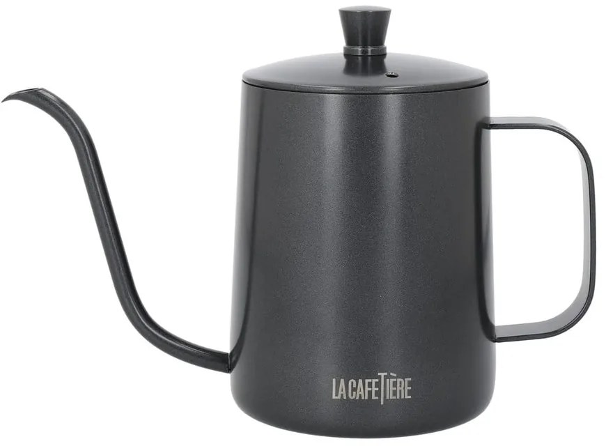 Ibric de cafea din oțel inoxidabil gri 0,6 l La Cafetiere - Kitchen Craft