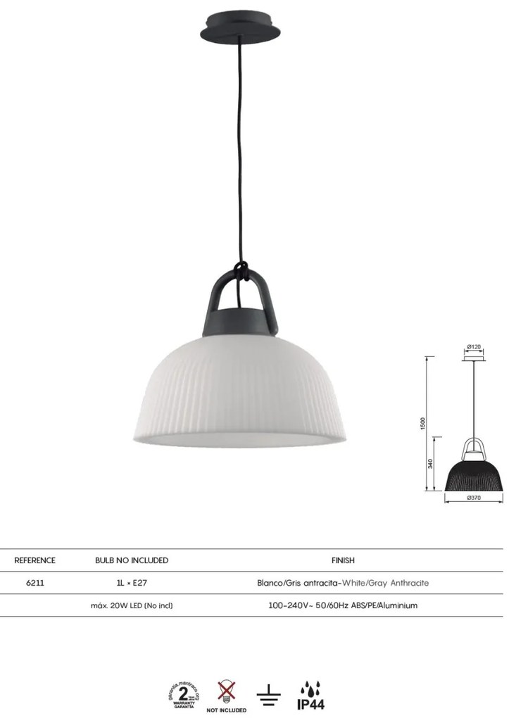 Lustra/Pendul iluminat exterior IP44 KINKE