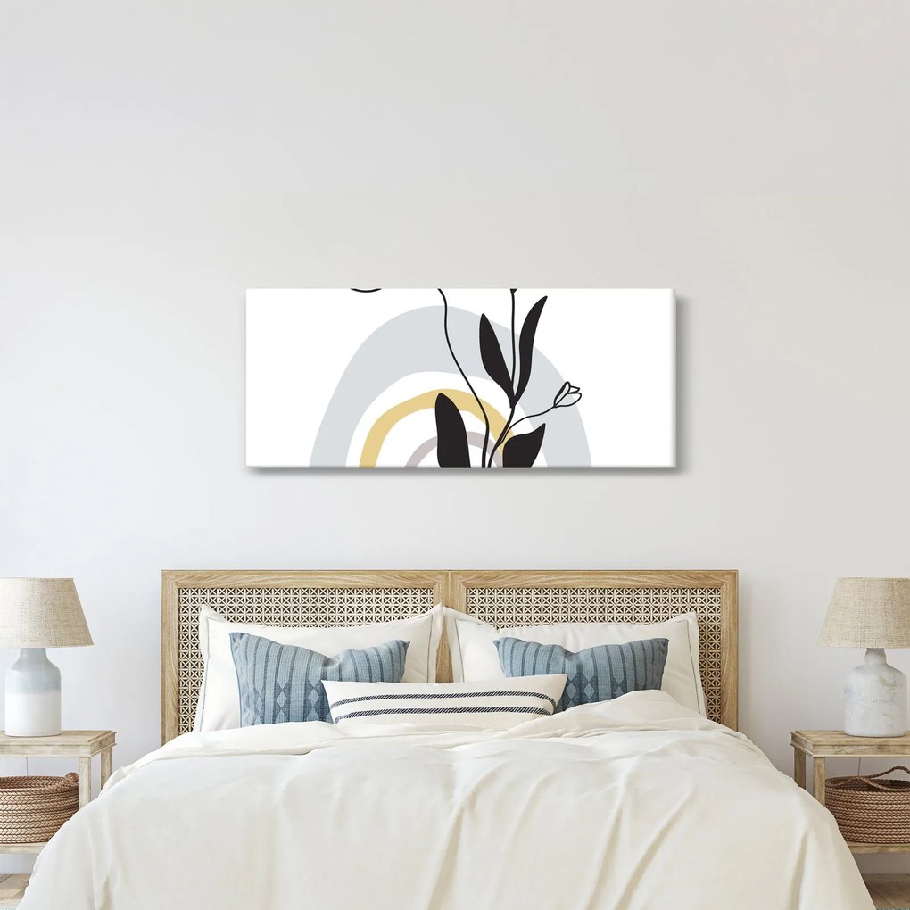 Tablou - Flori într-o vază N⁰1 (120x50 cm)