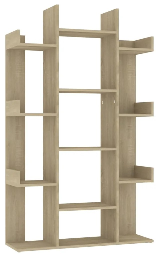 808903 vidaXL Bibliotecă, stejar sonoma, 86x25,5x140 cm, PAL