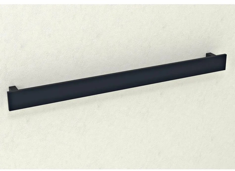 SAPHO PX079 Suport pentru prosoape, 80 x 6 cm,negru mat