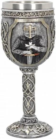 Pocal medieval Cavalerul Negru 19 cm
