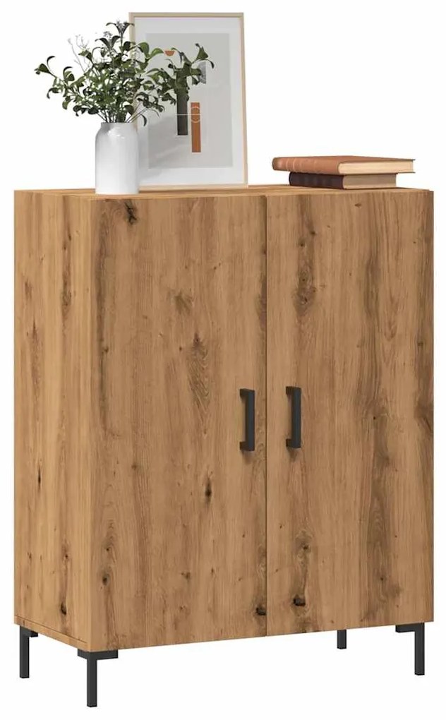 vidaXL Dulap, stejar artizanal, 69,5x34x90 cm, lemn prelucrat