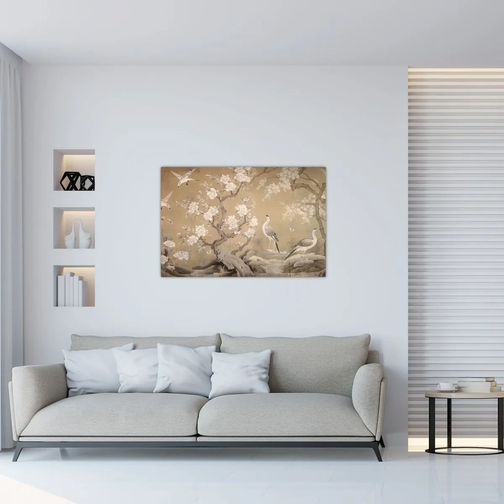 Tablou - Desen animat peisaj japonez (90x60 cm)