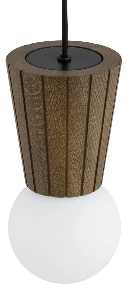 Lustra cu 3 pendule lemn stil scandinav VOLANTE 6358