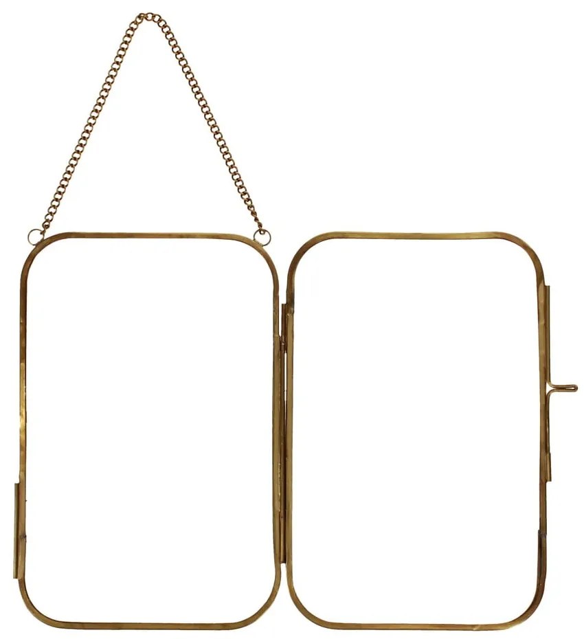 Ramă foto aurie de agățat din metal 14x20 cm – Rex London