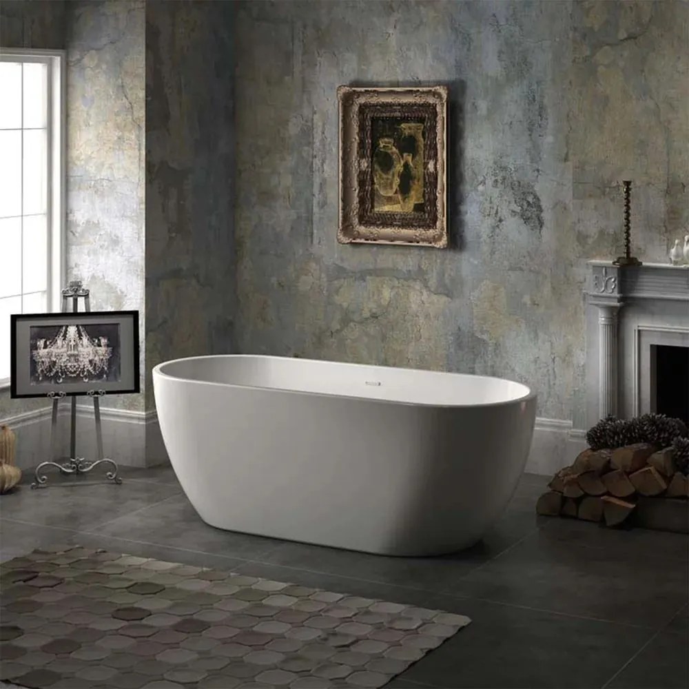 Cada freestanding Florida Aura P 160x75 cm finisaj alb