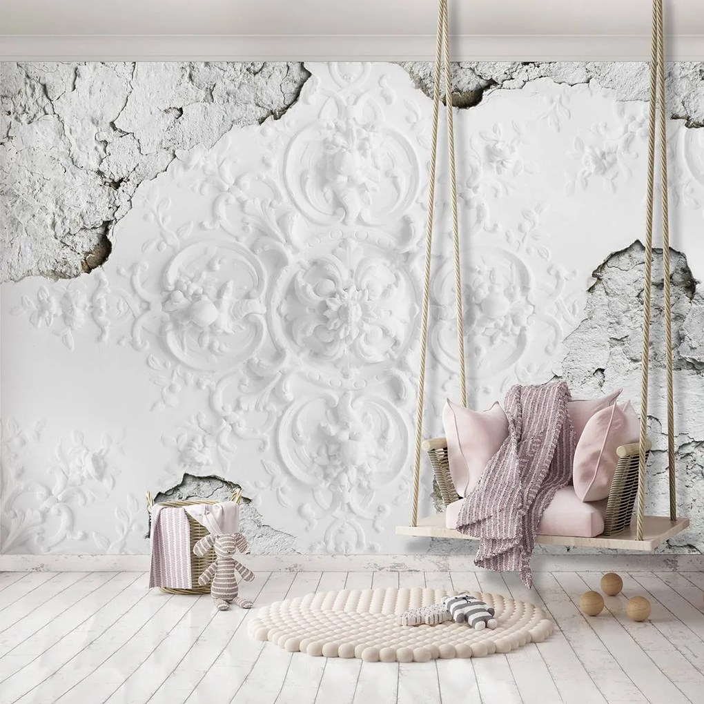 Fototapet - Relief pe perete risipit (152,5x104 cm)
