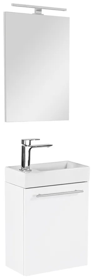 Mobilier de baie fantastic Melanie cu oglindă, alb