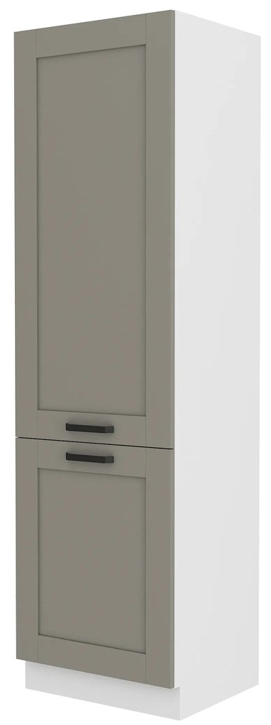 Dulap de bucătărie pentru alimente Lucid 60 DK 210 2F (claygrey + alb). 1045466