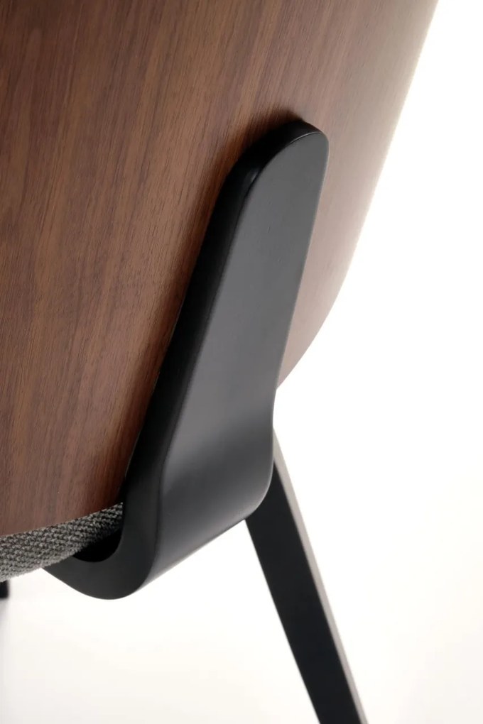 Scaun K563 nuc/gri/negru H81 cm