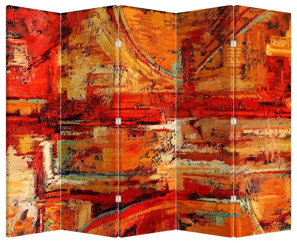 Paravan - Pictură pe pereți (210x170 cm)