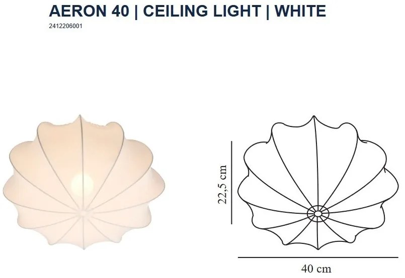 Lustra aplicata eleganta cu lumina difuza Aeron 40