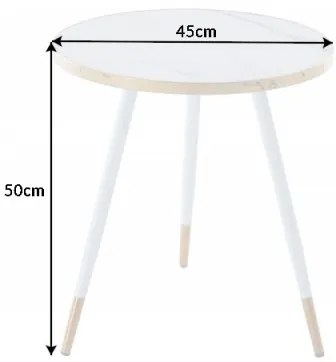 Neînvins Masa de conferinta Paris 45 cm alba