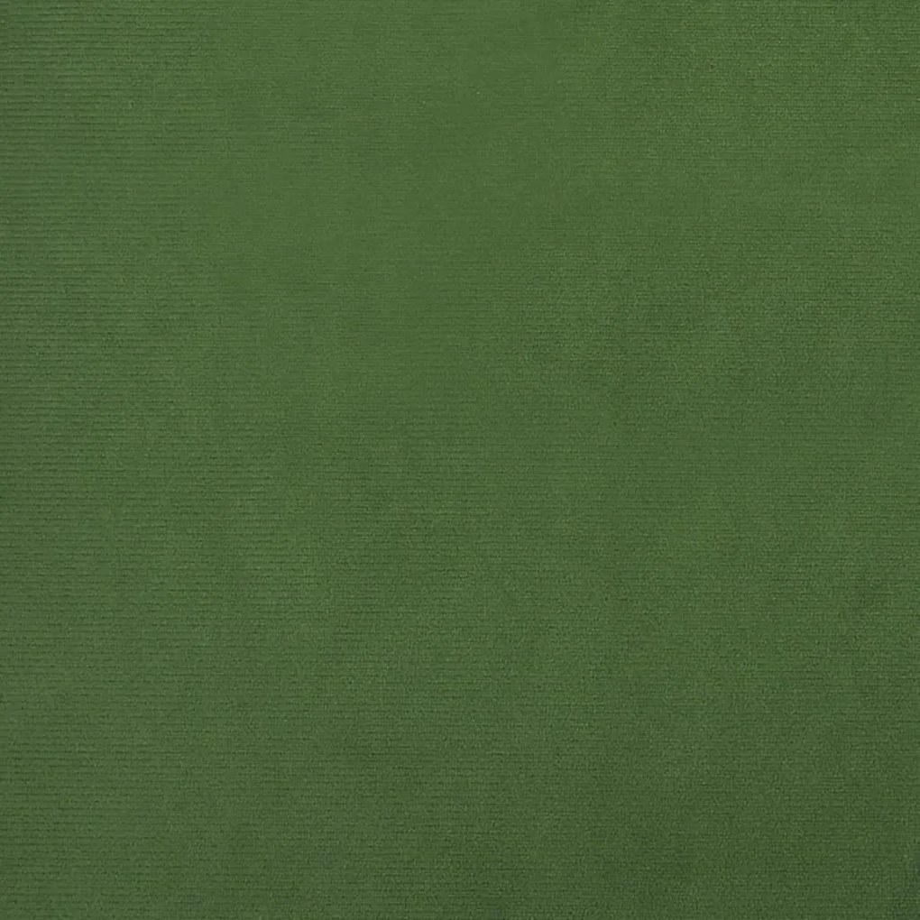 Scaune de masa, 2 buc., verde inchis, catifea 2, Morkegronn