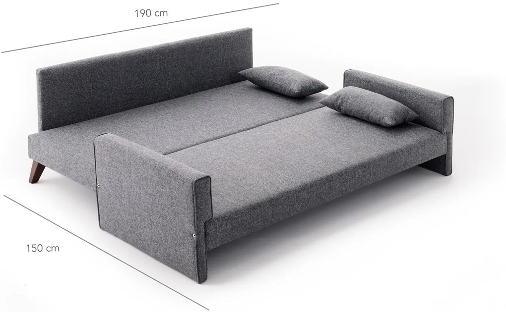 Canapea extensibilă Bella Sofa Bed - Grey