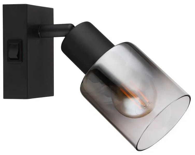 Aplica de perete design modern Hubertus negru