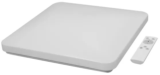 Brilagi - Corp de iluminat LED dimabil VELVET SQUARE, 24W, 230V, cu telecomandă, negru