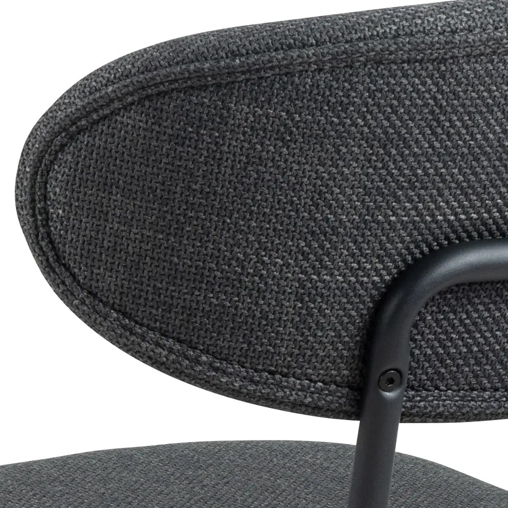 Scaune de dining gri-antracit 2 buc. Denise – Actona