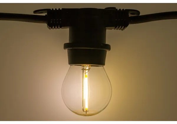 Lanț decorativ de exterior MIMOSA 20xE27/1,3W/230V IP44 10m