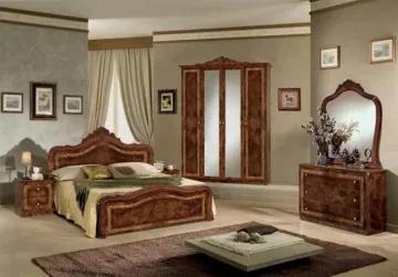 Dormitor italian clasic nuanta nuc lucios   Luisa