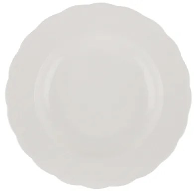 Set de veselă, 24 piese, alb/porțelan