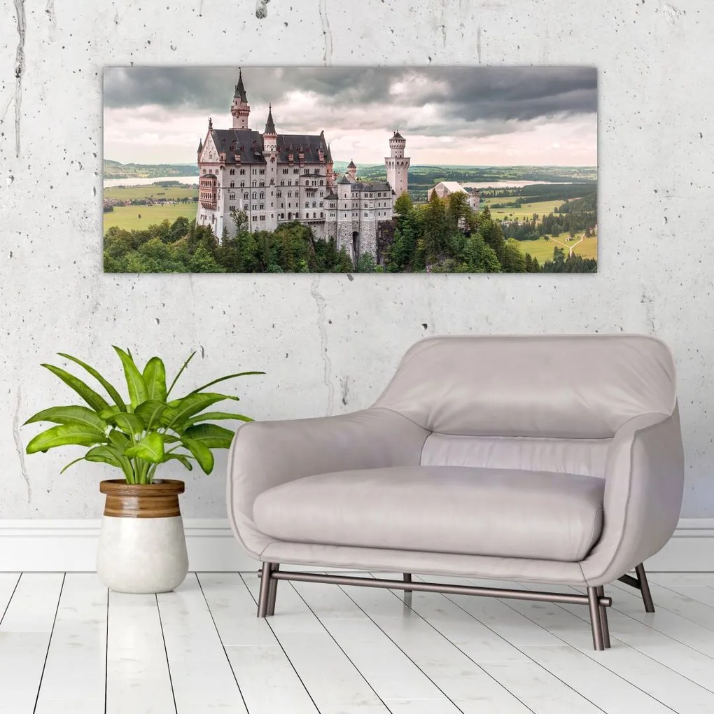 Tablou - Castelul pe stânci (120x50 cm)