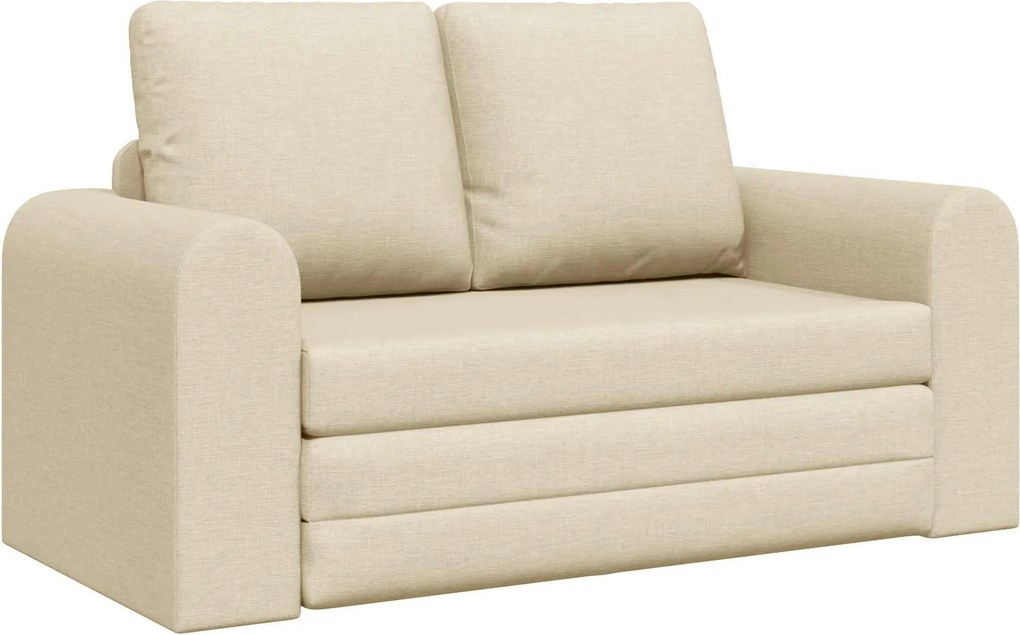 vidaXL Pat canapea 60cm Crem țesătură