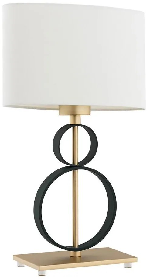 Argon 8373 - Lampă de birou PERSEO 1xE27/15W/230V, 42 cm crem/negru