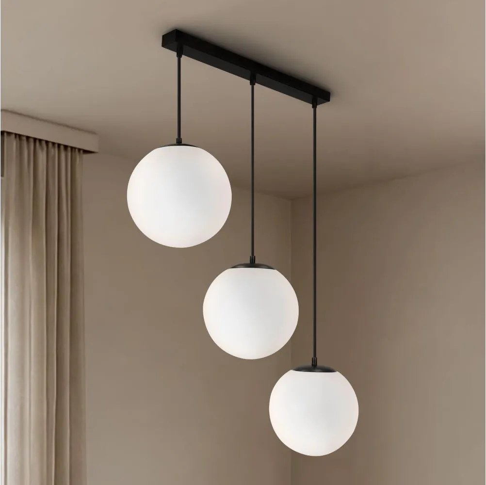 BRILAGI - Lustra pe cablu POLOS 3xE27/40W/230V neagră
