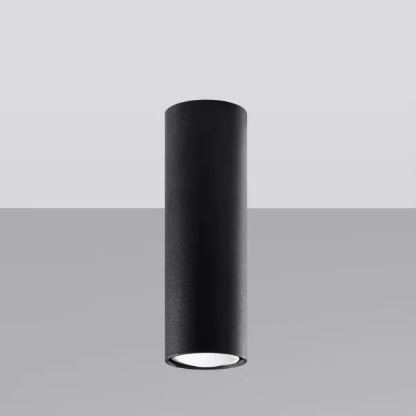 Spot LAGOS 1xGU10/40W/230V 20 cm negru Sollux SL.1001