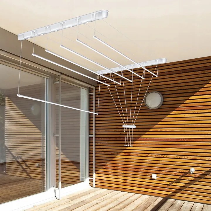 ShopJK USCATOR RUFE DE TAVAN ALB, 7 - BARE, 130 CM