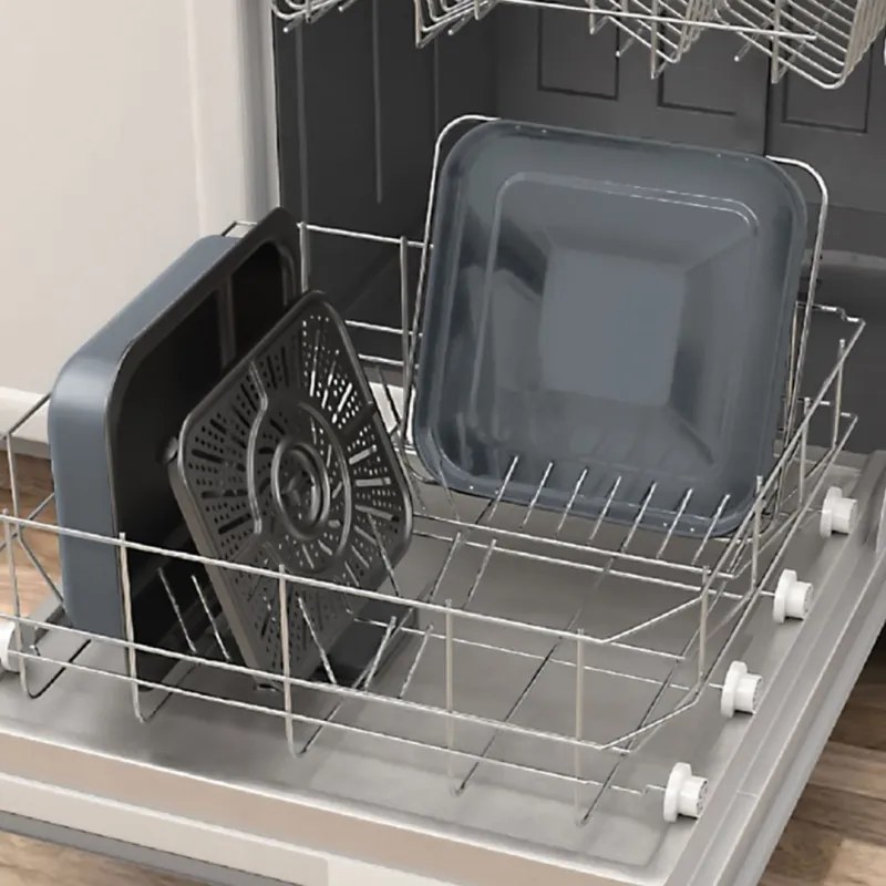 Multicooker Ninja Combi All In One 12in1 SFP700EU, 1780W, 12.5 L, 40-240°C, 12 programe, Gatit combinat, SmartSwitch, Argintiu