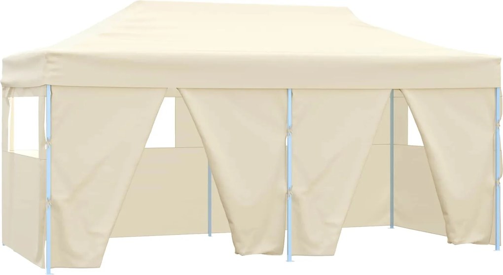 vidaXL Cort pentru Petreceri Crem 291 x 580 x 315 cm Material Oxford