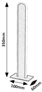 Lampă LED dimabilă de masă Rabalux 74194 SINDRI LED/15W/230V 3000/4000K negru