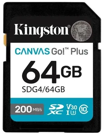 MICROSD KS 64GB CL10 UHS-I CANVAS GO PLS