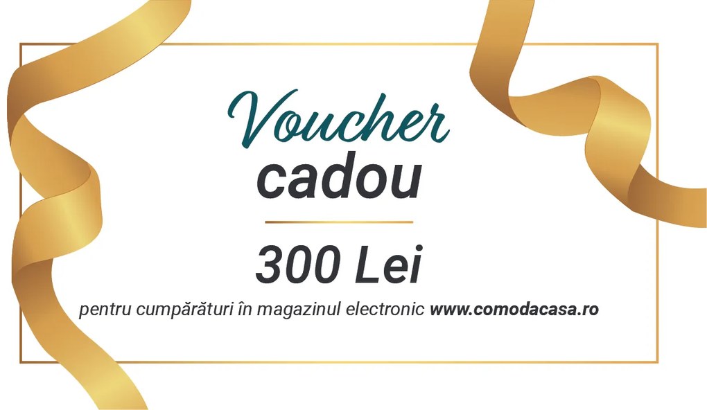 Voucher cadou pentru 300 Lei Formular cupon: Electronic