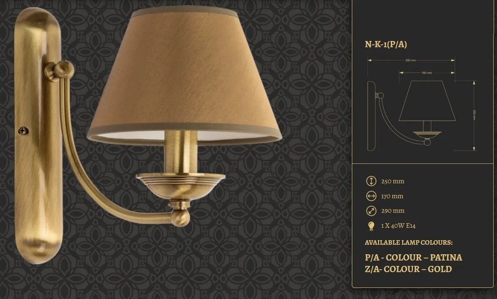 Aplica design clasic realizata manual N