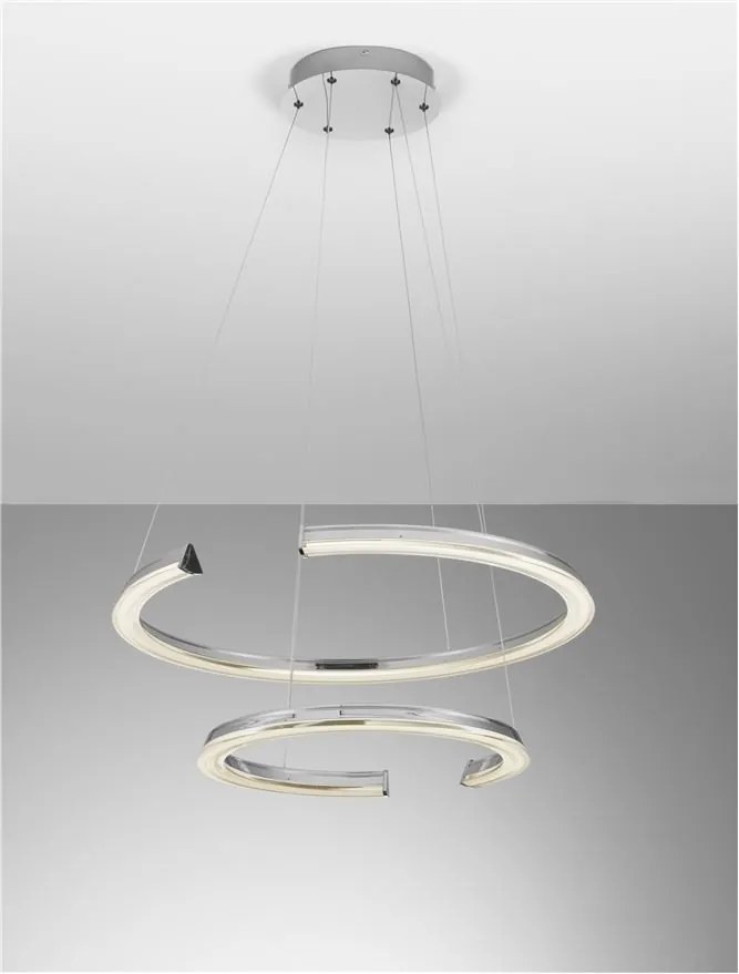 Lustra LED suspendata design circular ELMO