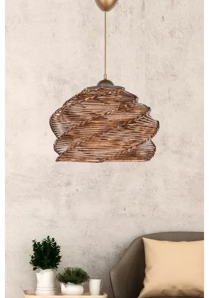 Lustră pe cablu RUCHE 1xE27/60W/230V ratan