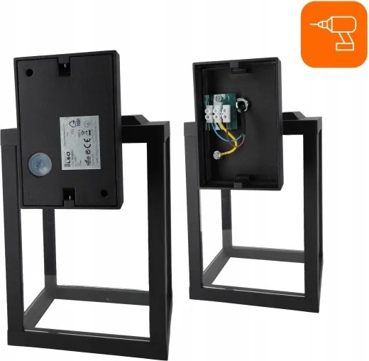 Lampă de perete de exterior 1xE27/40W/230V IP54 neagră