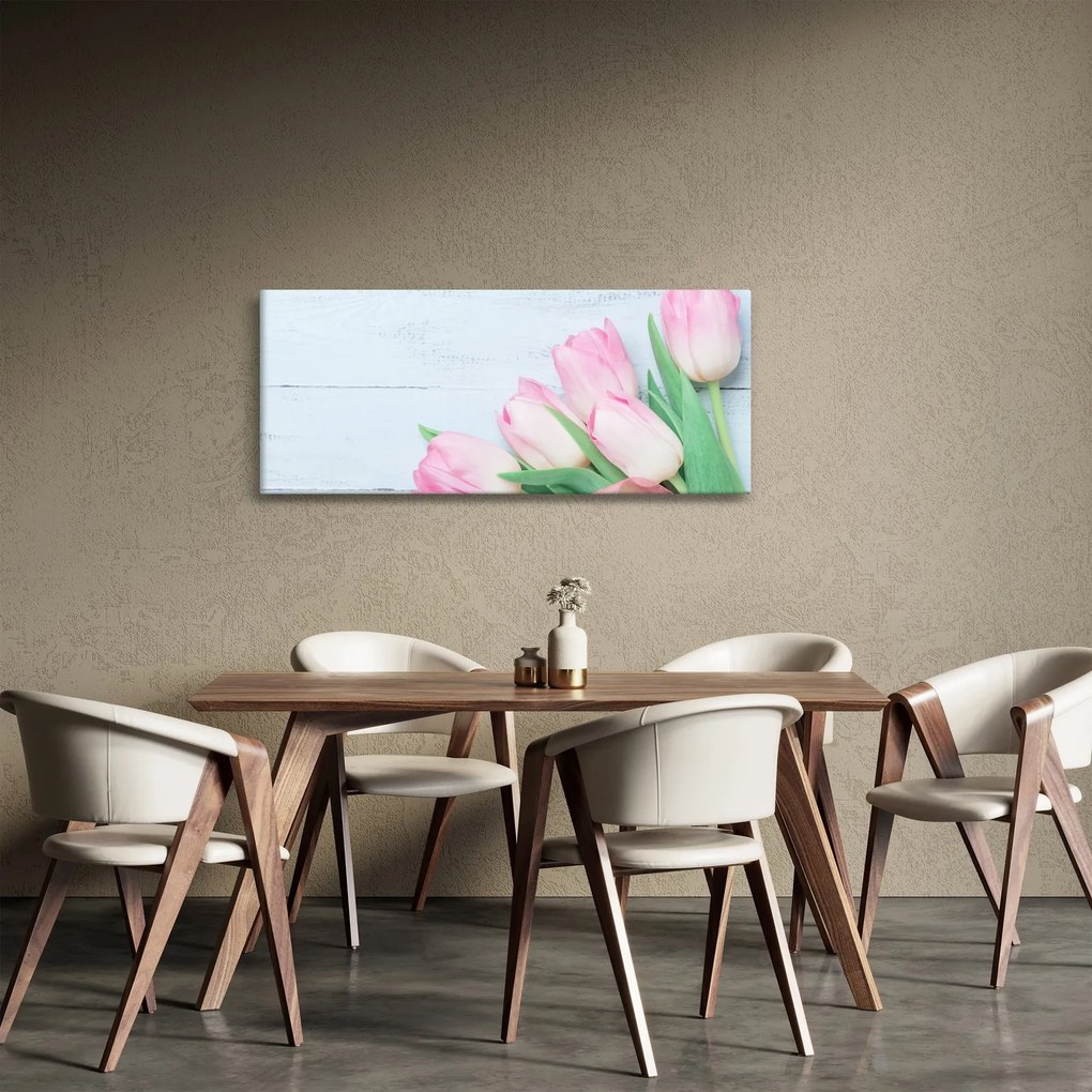 Tablou - Buchet de lalele (120x50 cm)