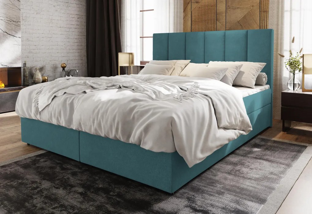 Expedo Pat tapitat boxspring KARDI, 160x200, sawana 05