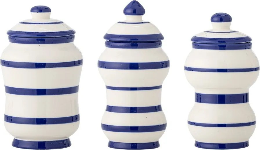 Recipiente 3 buc. din ceramică pentru alimente Maynard – Bloomingville